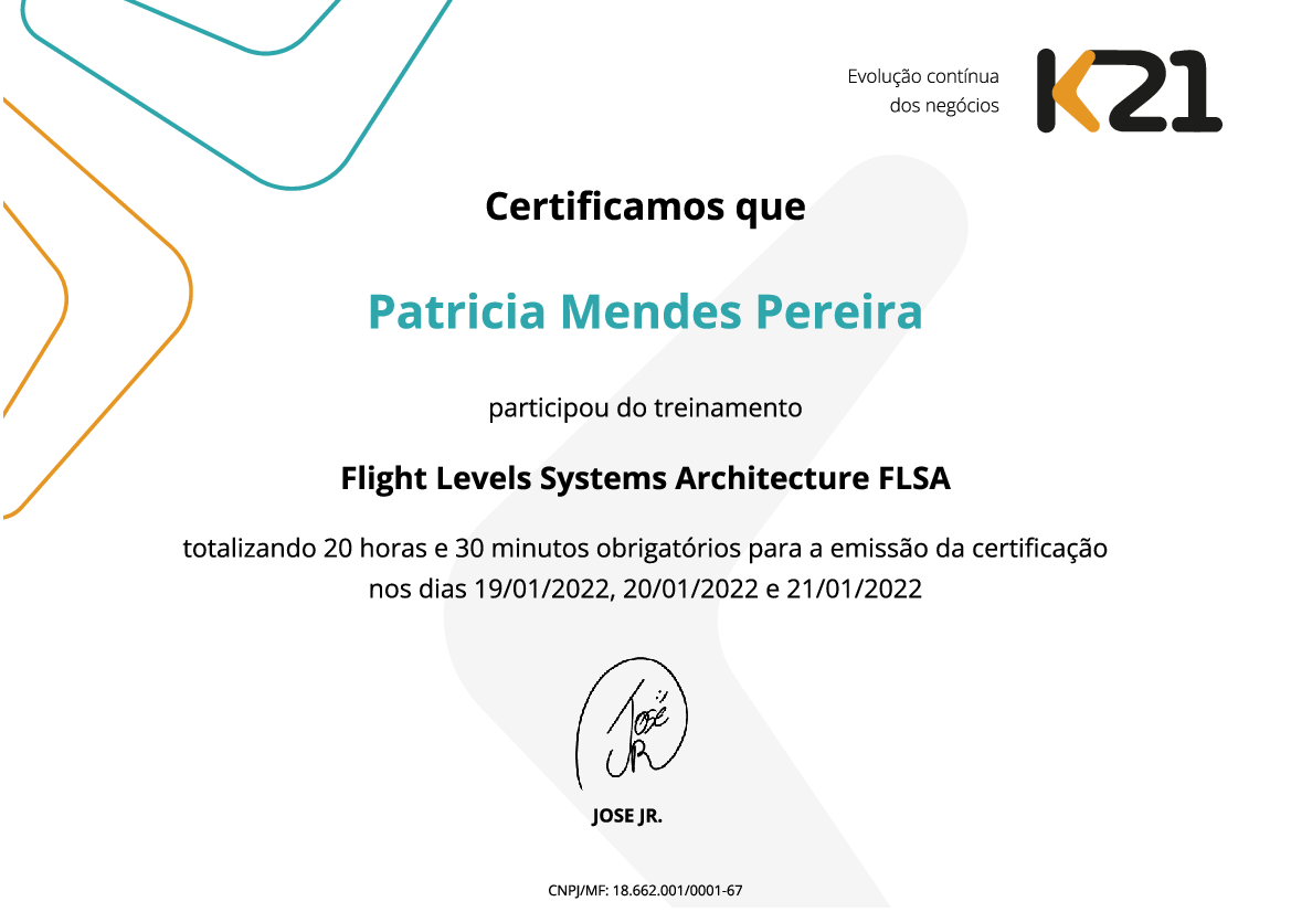 Certificado K21